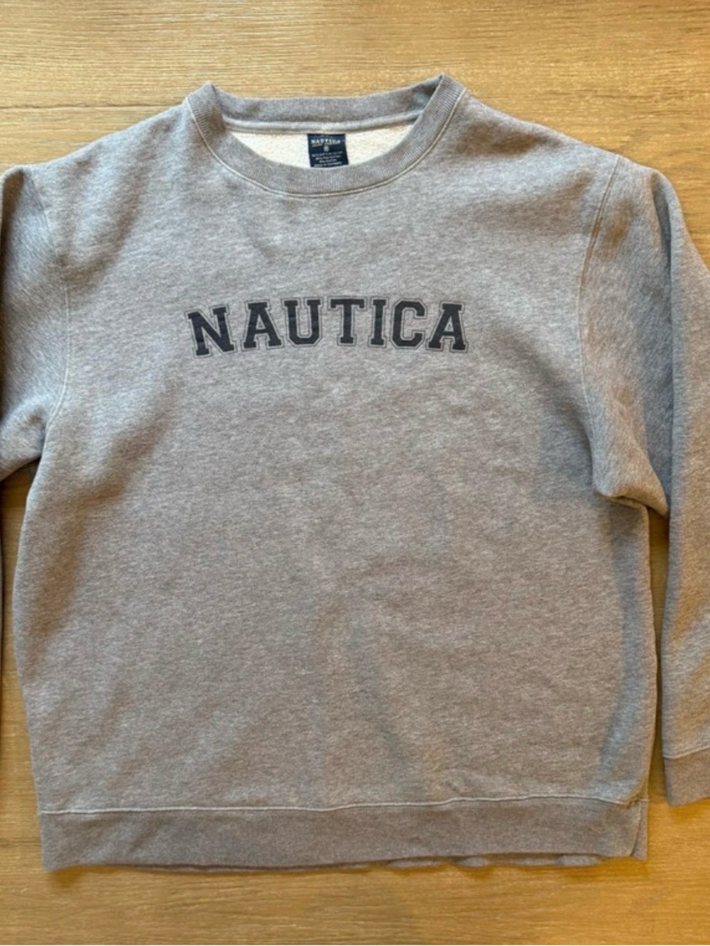 Vintage Nautica Size XL gray cotton & sweatshirt